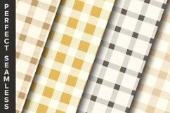 Ivory Gingham Digital Papers 16 Variations Product Image 5
