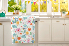 Summer Seamless Pattern, Coastal Tropical Beach Backgrounds Product Image 4