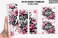 Best Mom Ever Tumbler Sublimation - Mother&#039;s Day Tumbler Product Image 1