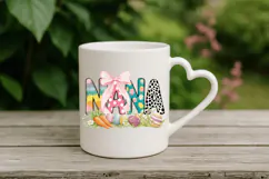 Nana PNG, Cute Bow, Carrots & eggs PNG Sublimation Design Product Image 4