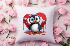 Valentine Broken Heart Animal Clipart, Valentines Couple Product Image 4