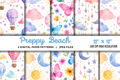 Preppy Beach Patterns JPG Product Image 1