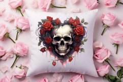 Gothic Valentines Day Clipart, Valentine Skeleton Product Image 4