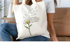 Daisy PNG, He Loves Me Not Plant Sublimation Product Image 5