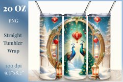 Christmas Sublimation Design Tumbler, Skinny Tumbler Wrap Product Image 1