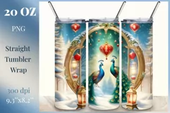 Christmas Sublimation Design Tumbler, Skinny Tumbler Wrap Product Image 1