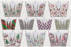 Christmas Tumbler 20oz Skinny Straight Sublimation files Product Image 4