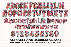 Football Alphabet clipart, soccer american letters doodle Product Image 4