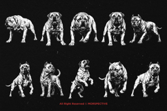 10 Bundle Dark Art Mastiff Dog Beast Pet Doggo Pitbull Breed Product Image 6