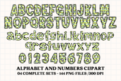 St patrick alphabet png clipart, st patrick letters doodle Product Image 4