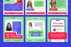 Customer Testimonials E-commerce&amp;Retail - Social Media Post Product Image 4