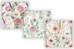 Vintage Wildflowers Seamless Pattern, Botanical Floral Product Image 4