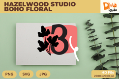 Hazelwood Studio Boho Floral Monogram Product Image 1