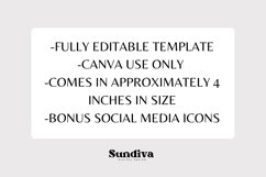 Custom Candle Warning Label Canva Template - B&amp;W 3 Product Image 2