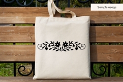Wedding Floral Divider SVG Product Image 4