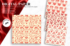 Heart Valentines Background Love Wallpaper Bokeh Backdrop_04 Product Image 1
