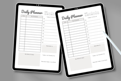 Minimal Daily Planner Template Canva | Simple Daily Schedule Product Image 4