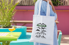 Mountain Silhouette Bundle Three Size Embroidery Design Product Image 4