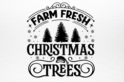 Farmhouse Vintage Christmas Sign SVG Product Image 4