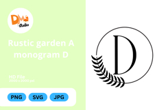 Rustic Garden Monogram Product Image 1