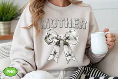 Floral Mother Coquette Bow PNG | Mother's Day PNG Product Image 4