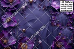 Opulent Petal Paradise: Digital Background Product Image 1