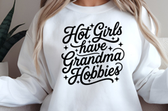 Hot Girls Have Grandma Hobbies PNG and SVG, 9 Colors Product Image 12
