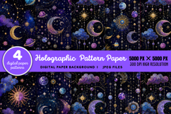 Holographic Pattern Paper JPG Product Image 1