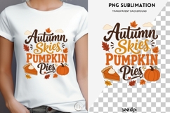 Autumn phrase png design for T-shirts Product Image 4