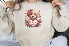 Valentine Dog Clipart PNG Product Image 1