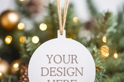 Round Ornament Christmas Mockup Product Image 5