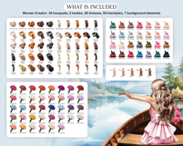 The Love Boat Clipart Set, Create Custom Portraits Product Image 4