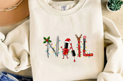 Funny Nail Salon Sublimation, Christmas Png Product Image 3