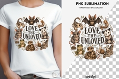 Unloved animals png design for T-shirts Product Image 4