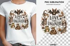 Unloved animals png design for T-shirts Product Image 4