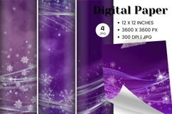 Snowflake Bokeh Sparkle Christmas Background Backdrop_4 Product Image 1