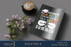 Goodbye 4th Grade SVG|On My Way To 5th Grade,|But First Sum Product Image 4