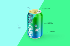 Classic 330ml Aluminium Can Mockup Product Image 4