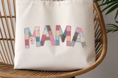 Vol.5 Patchwork Fabric Mama - PNG Product Image 4