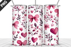 Lovely Hearts Tumbler Design | Valentine&#039;s Day Tumbler Wrap Product Image 5