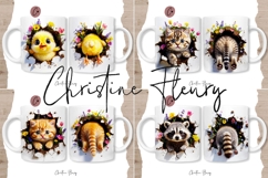 Funny Spring Animals Break Through Mug Wrap Bundle Product Image 7