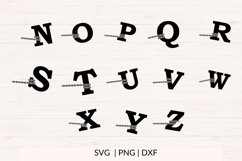 Car Letters SVG Bundle | SVG, DXF, PNG Product Image 4