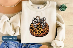 Leopard Pumpkin Png, Preppy Ghost Boo PNG Product Image 4