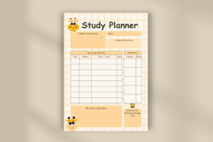 Cute Daily Study Planner | Canva Editable Template Printable Product Image 4