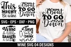 Funny Wine SVG Design - This might be wine Product Image 1