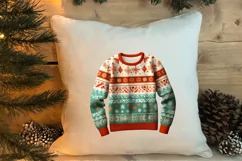 Festive Christmas Sewing Clipart , Christmas PNG Product Image 4
