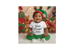 Christmas Baby Mockup Bundle | 4 PNG Photo Mockups Product Image 4