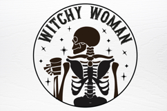 Witch skeleton SVG Product Image 4