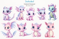 Baby Dragon 38 Cliparts Collection Product Image 4