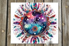 Boho Inscription | 8 Hippie Skinny Tumbler designs, PNG Product Image 4
